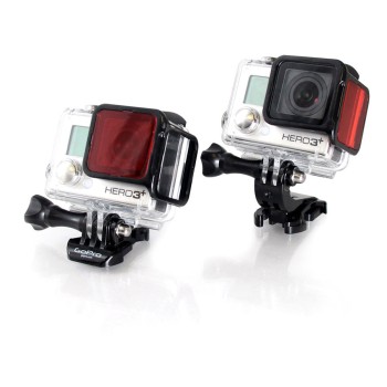 GoScope Red Filter for GoPro Hero3+ & Hero4  (DIVE HOUSING) - 40M