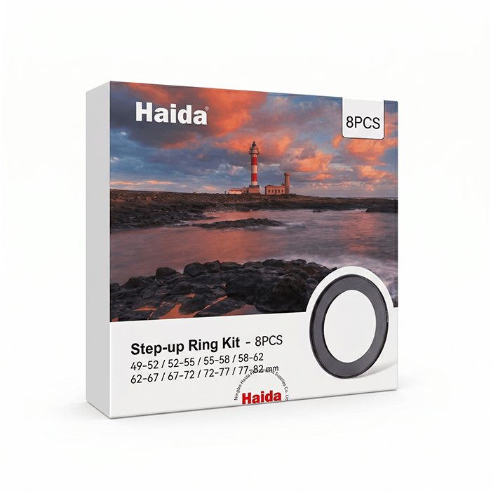 Haida 8pcs Step-up Ring Kit