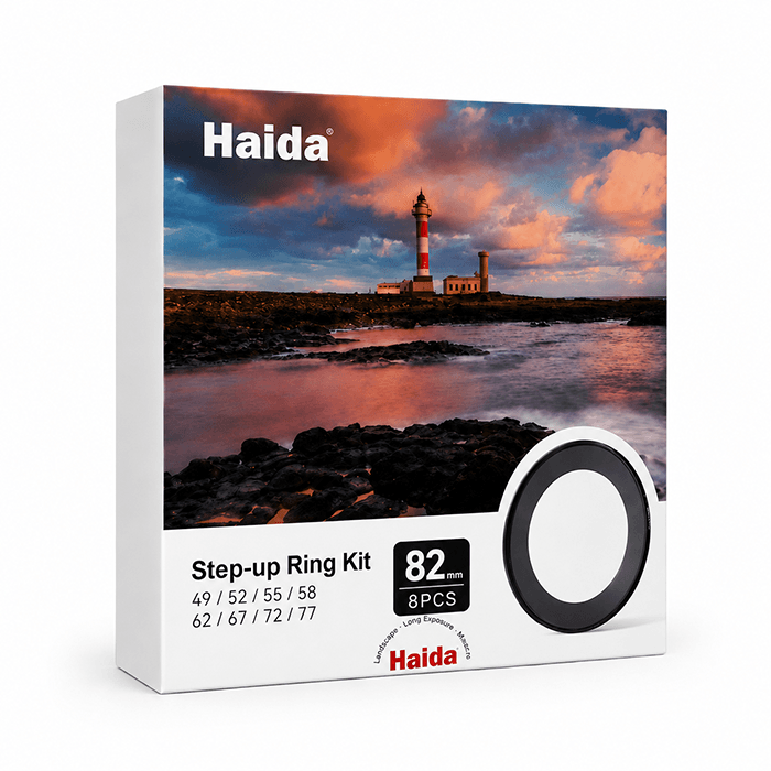 Haida 8pcs Step-up Ring 82mm Kit