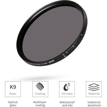 Haida Pro II Variable ND Filter 82mm, 1.5 to 5-Stop