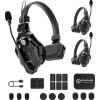 Hollyland Solidcom C1-3S Full-Duplex Wireless DECT Intercom System with 3 Headsets (1.9 GHz)
