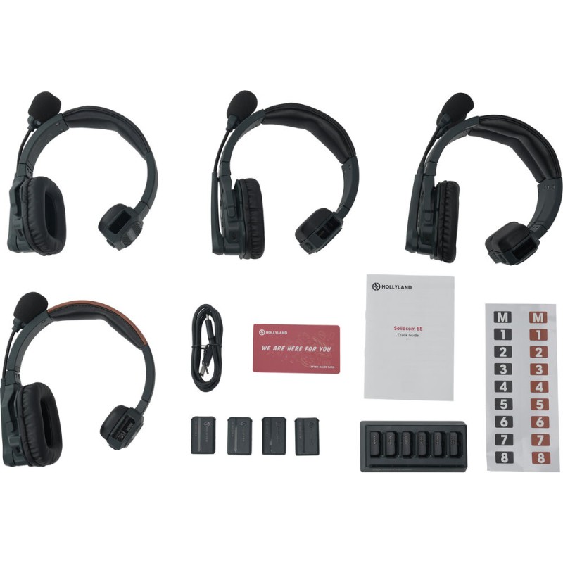 Hollyland Solidcom SE 4S Noise-Canceling Headset Intercom System