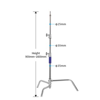 Jinbei CK-90 Portable Small Studio C Stand 1.6m