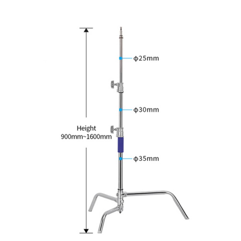 Jinbei CK-90 Portable Small Studio C Stand 1.6m