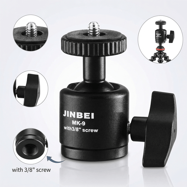 Jinbei MK-9 Camera ball head mount