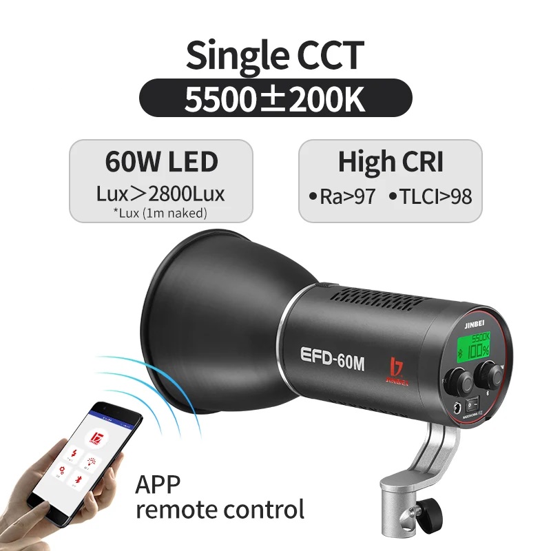 Jinbei EFD-60M LED portable video light