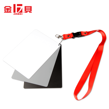 JINBEI 3 in 1 Pocket-Size White Black Gray Balance Cards