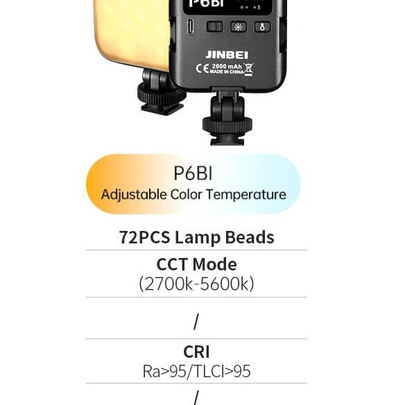 JINBEI P6bi Color Cube LED Light