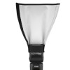 JINBEI White Cloth Snoot Reflector for Speedlight