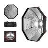 JINBEI BD-80 Foldable Beauty Dish Silver