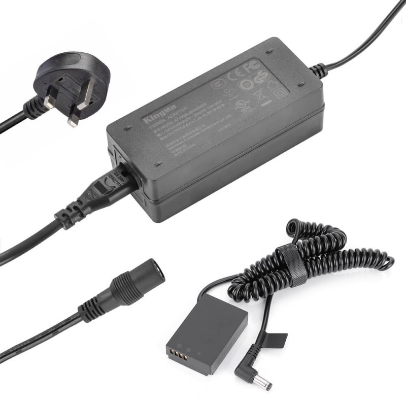 KingMa DR-LPE12 Dummy Battery + UK Plug Power adapter