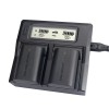 KingMa Dual battery fast charger for Canon LP-E6