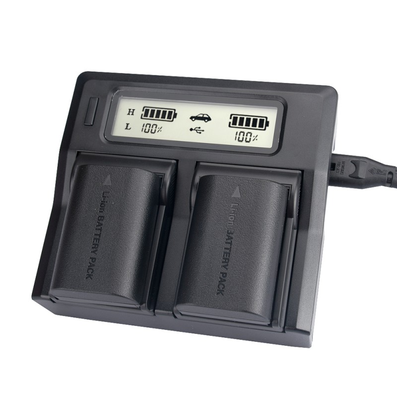 KingMa Dual battery fast charger for Canon LP-E6