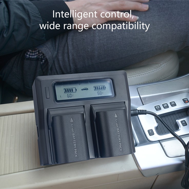 KingMa Dual battery fast charger for Canon LP-E6