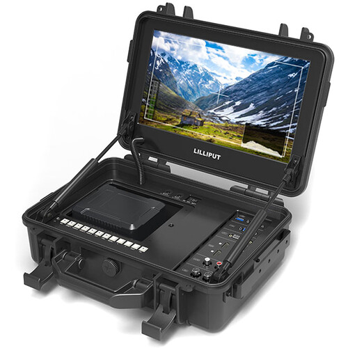 Lilliput BM120-4KS 12.5" 4K Broadcast Director Monitor with SDI, HDR & 3D LUTS in Hard Case