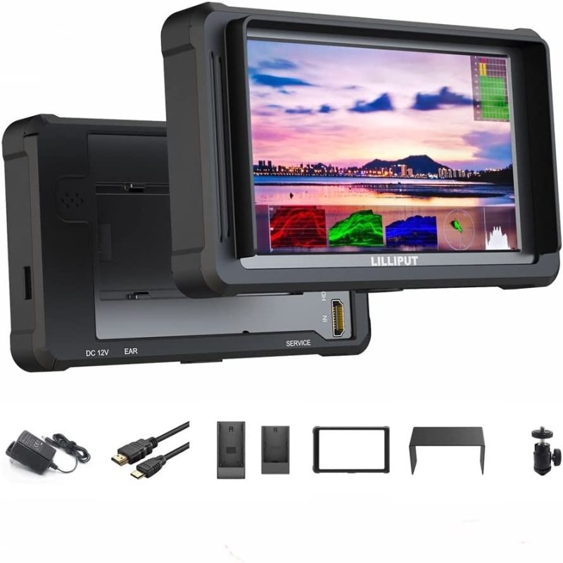 Lilliput FS5-B 5.4" HDMI 2.0/3G-SDI On-Camera Monitor