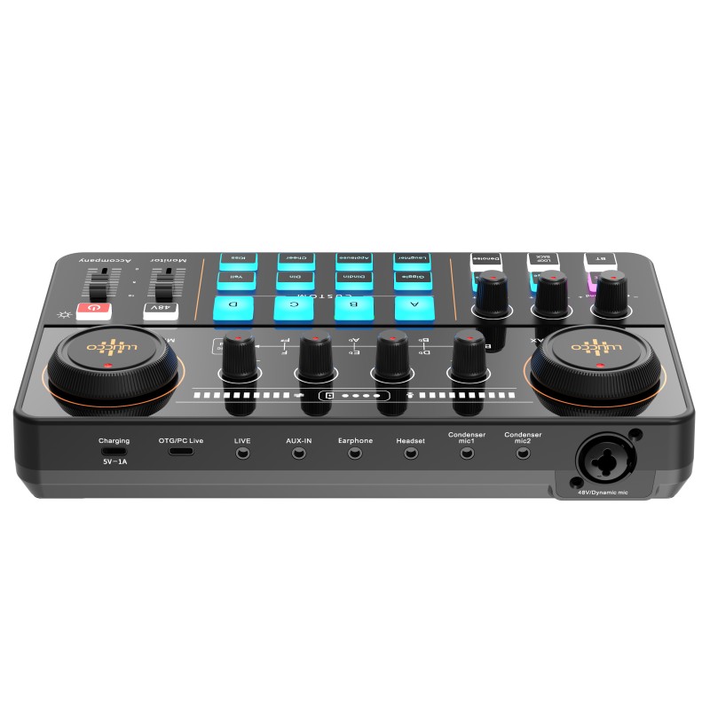 Luucco MI-2 Audio Interface with Mixer and Sound Card