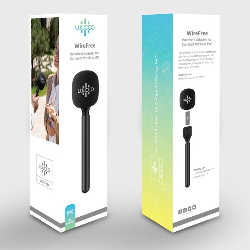 Luucco WireFree Handheld Adapter for Compact Wireless MIC