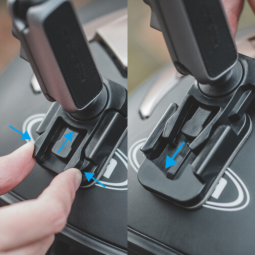 PGYTECH Action Camera Helmet Mount with CapLock Ball Head Arm