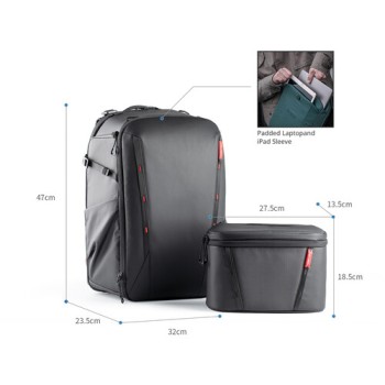 PGYTECH OneMo 2 Backpack 25L, Space Black