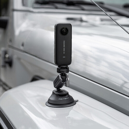 PGYTECH Action Camera Suction Cup Mount with CapLock Ball Head