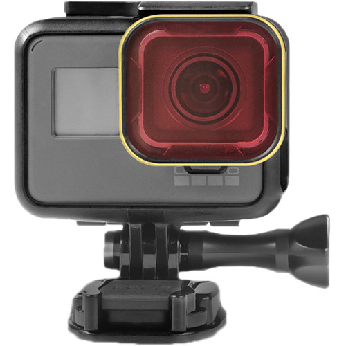 PGYTECH Gopro 5,6,7 Lens filter for GoPro hero 5 Diving Set - Red/Orange/Magenta