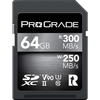 ProGrade Digital 64GB UHS-II SDXC V90 Memory Card