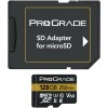 ProGrade Digital 128GB UHS-II V60 microSDXC Memory Card with SD Adapter