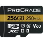 ProGrade Digital 256GB UHS-II V60 microSDXC Memory Card with SD Adapter