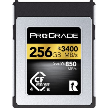 Prograde Digital Gold Series CFexpress Type-B 4.0 Memory Card 256GB