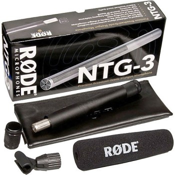 Rode NTG3 Precision RF-Biased Shotgun Microphone Silver