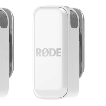 RODE Wireless Micro 2-Person Ultracompact Wireless Microphone System with Lightning Connector (2.4 GHz, White)