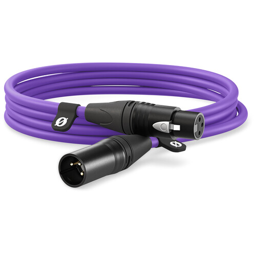 RODE XLR Male to XLR 3M Female Cable Purple