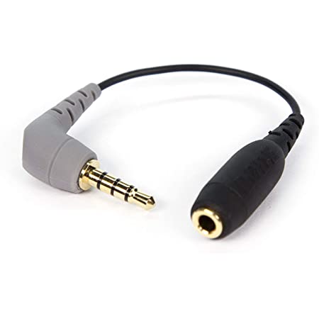 Rode SC4 3.5mm TRS Female to 3.5mm Right-Angle TRRS Male Adapter Cable for Smartphones