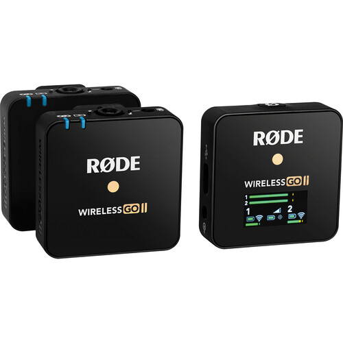 Rode Wireless GO II 2-Person Compact Digital Wireless Microphone System/Recorder