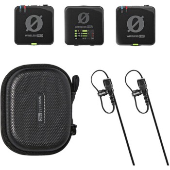 RODE Wireless PRO 2-Person Clip-On Wireless Microphone System/Recorder with Lavaliers