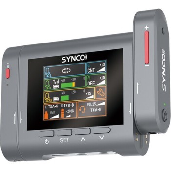 Synco G3 2-Person Compact Digital Wireless Microphone Recording System for Cameras and Mobile Devices 2.4 GHz