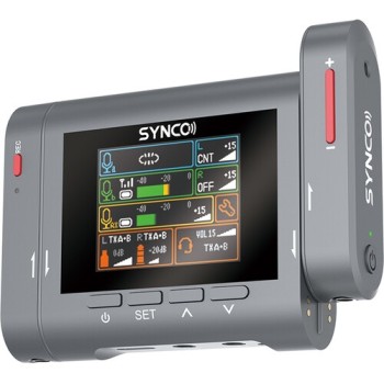 Synco G3 2-Person Compact Digital Wireless Microphone Recording System for Cameras and Mobile Devices 2.4 GHz