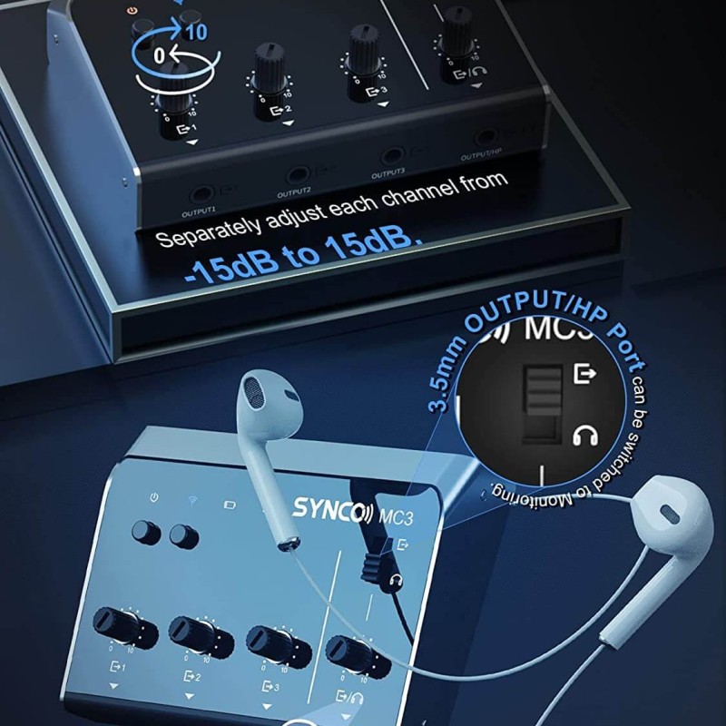 Synco MC3 Audio Mixer