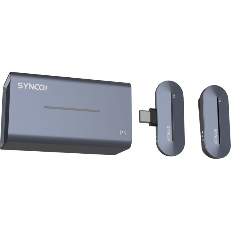 Synco P1T Miniature 1-Person Digital Wireless Microphone System with USB Connector for Android Phones