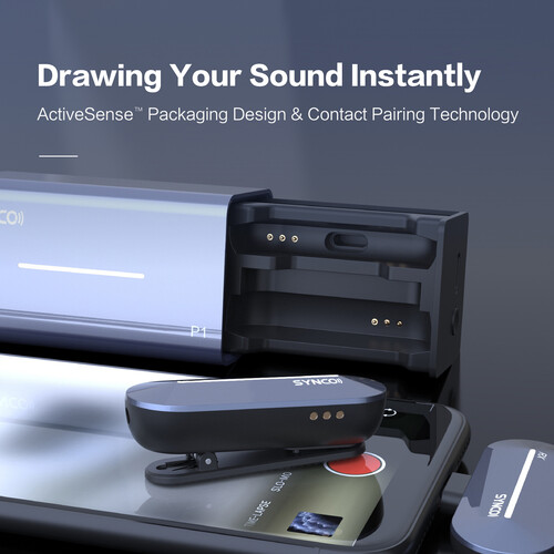 Synco P1T Miniature 1-Person Digital Wireless Microphone System with USB Connector for Android Phones