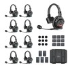 Synco X-Talk X9 Wireless Intercom System with 9 Single-Ear Headsets (2.4 GHz)
