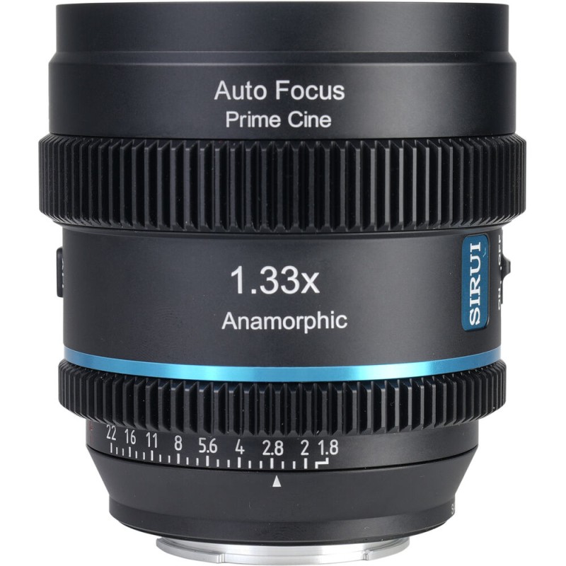 Sirui 20mm T1.8 1.33x S35 AF Anamorphic Lens (Sony E, Blue Flares)