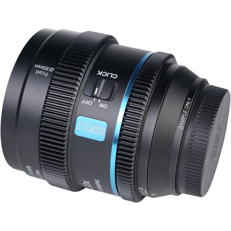 Sirui 20mm T1.8 1.33x S35 AF Anamorphic Lens (Sony E, Blue Flares)