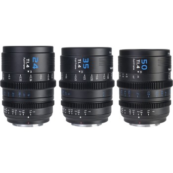 Sirui VP-1 Vision Prime T1.4 Full-Frame Cine 3-Lens Kit (Multi-Mount, Black)
