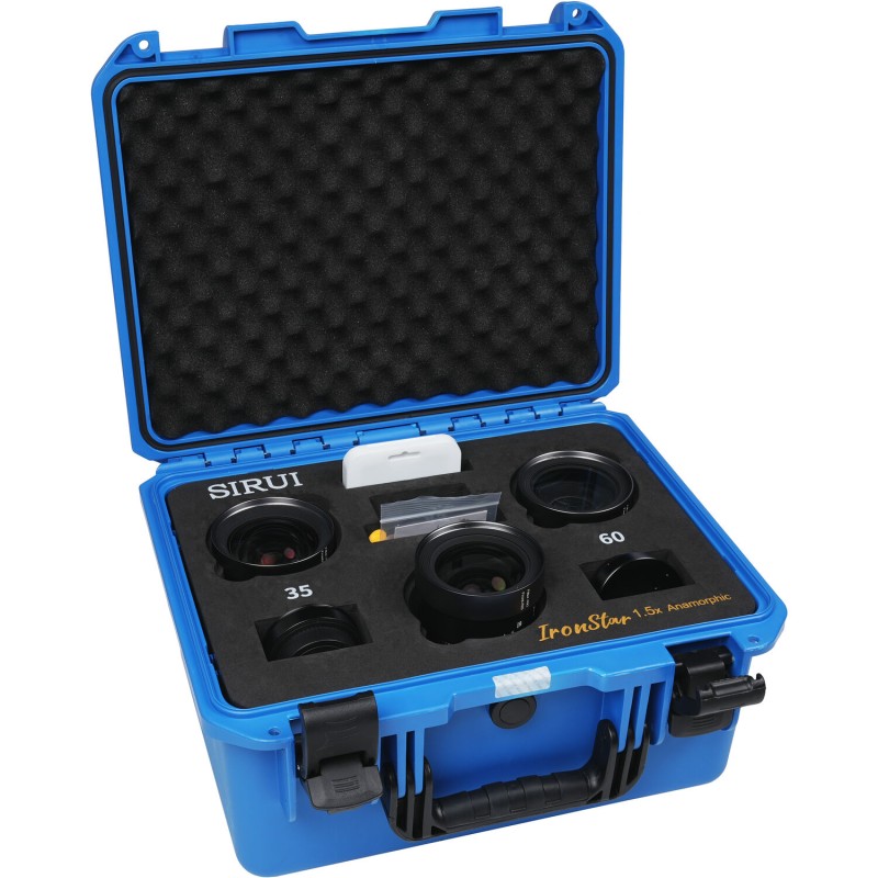Sirui IronStar Series 35, 45 & 60mm T1.9 Full-Frame Anamorphic Lens Set (ARRI PL/EF Mount, Neutral Flare)