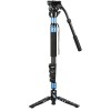 Sirui P-325FS 5-Section Carbon Fiber Monopod with VH-10 Video Head