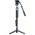 Sirui P-325FS 5-Section Carbon Fiber Monopod with VH-10 Video Head