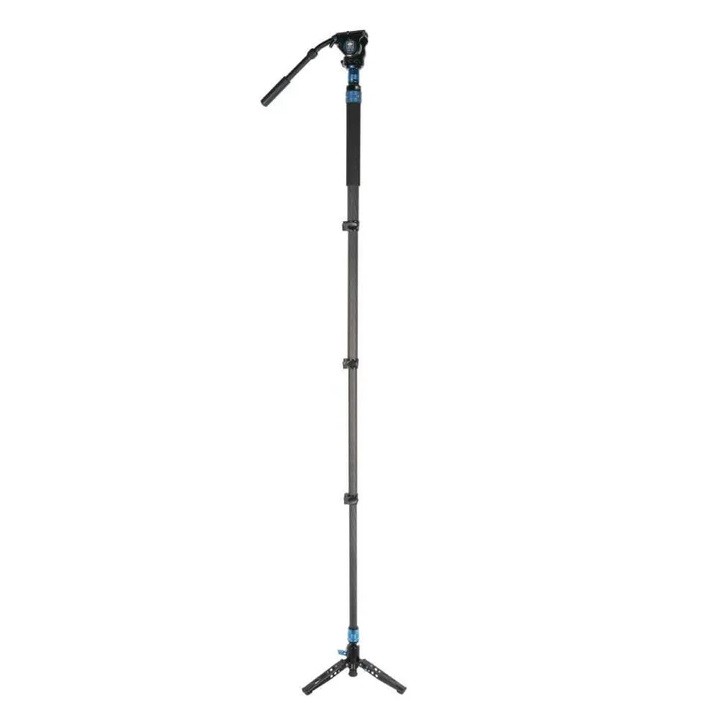 Sirui P-325FS 5-Section Carbon Fiber Monopod with VH-10 Video Head