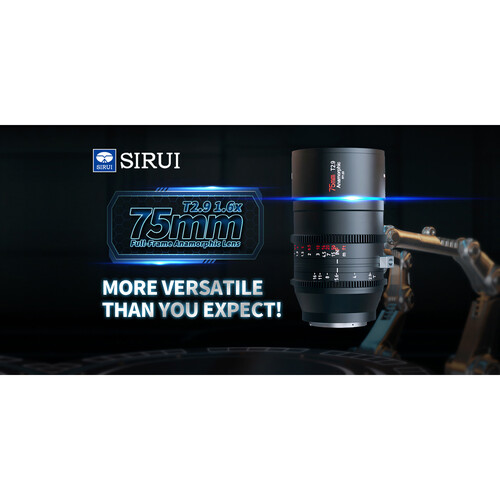 Sirui 75mm T2.9 Full Frame 1.6x Anamorphic Lens Canon RF